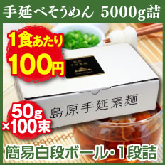 手延そうめん 5000g詰